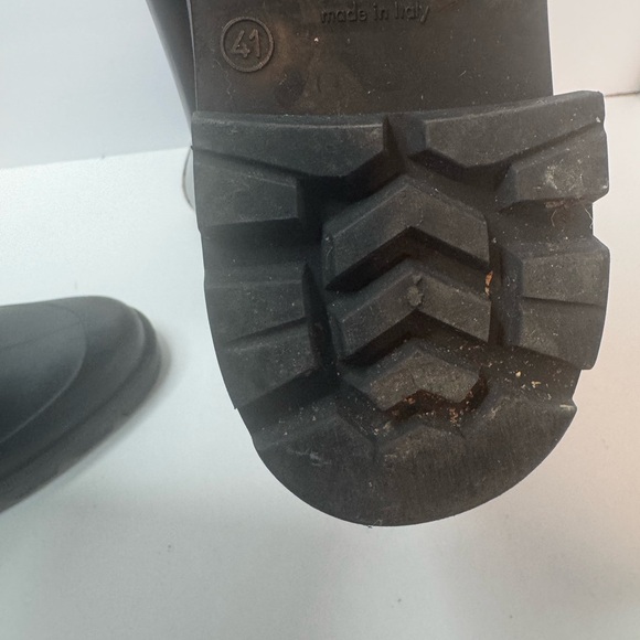 Gucci Black and Red Tall Rain Boots Size EU41 - Picture 10 of 10